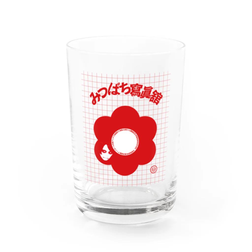 みつばち寫眞舘 通販別館の白鶏さんおたんじょびおめでとう！ Water Glass :front