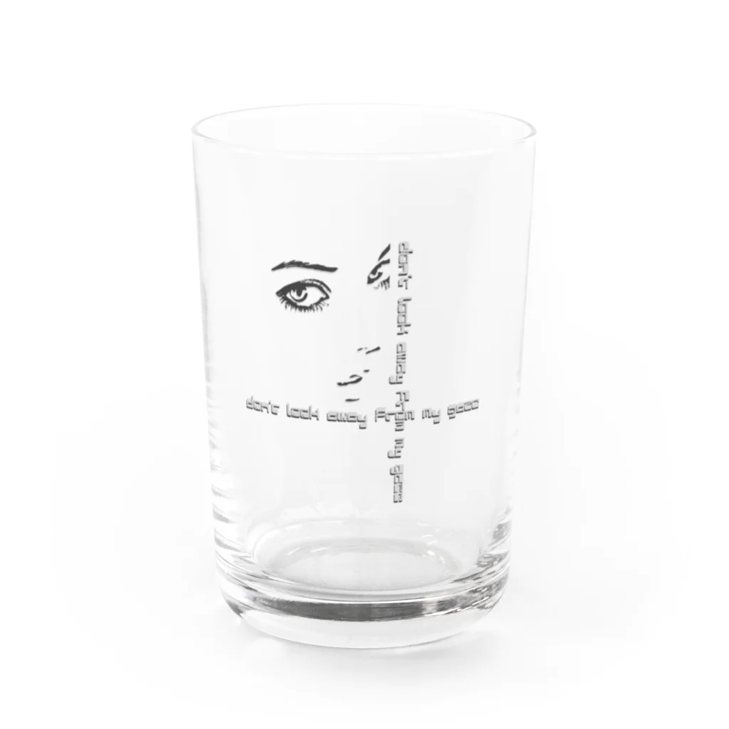 CharmyraのGAZE bk Water Glass :front