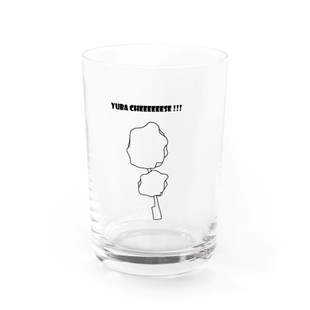 佐野画伯の嵐山にある熱々の湯葉チーズ。観光客食べがち。 Water Glass :front