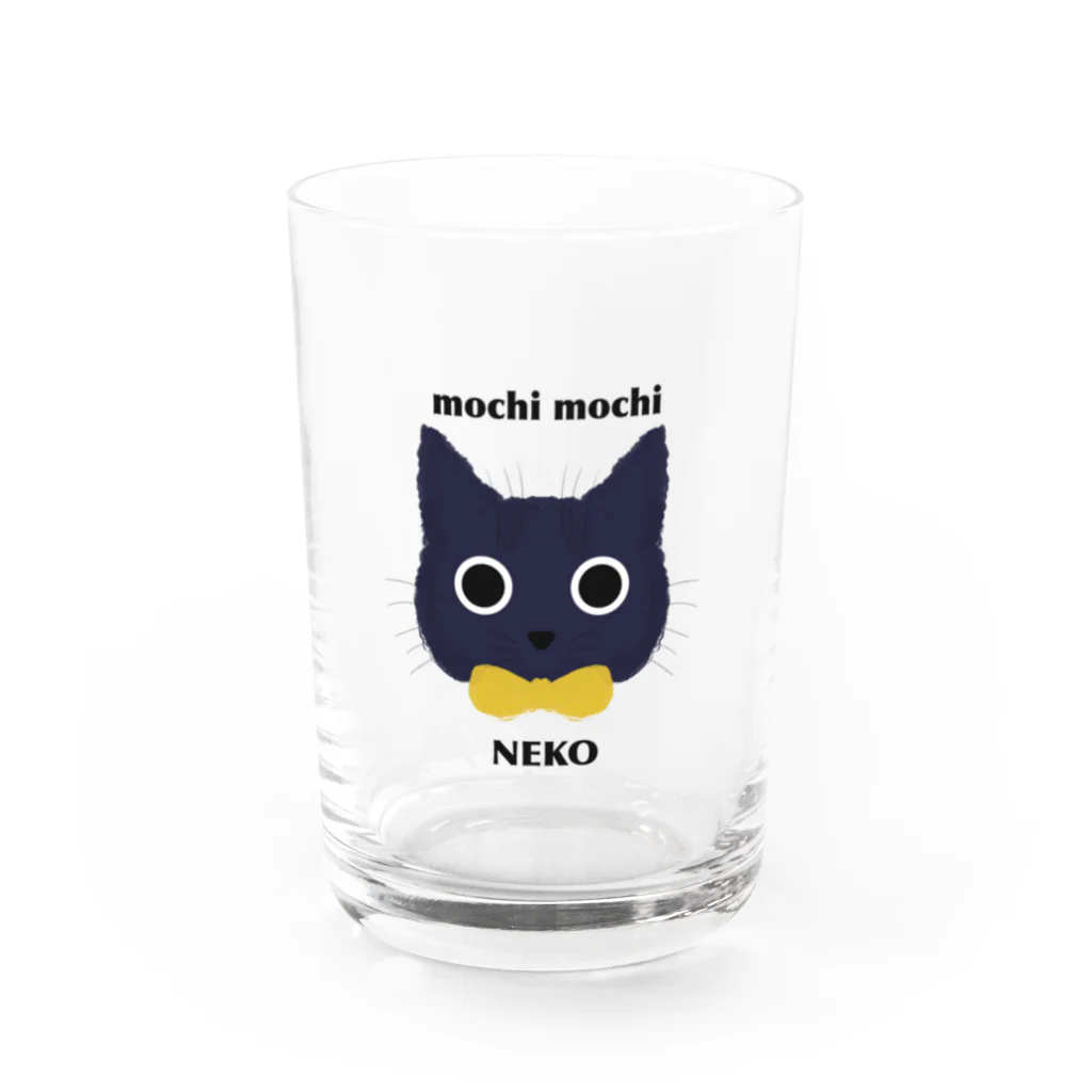 mochi mochi neko yaのmochimochiネコのkey Water Glass :front