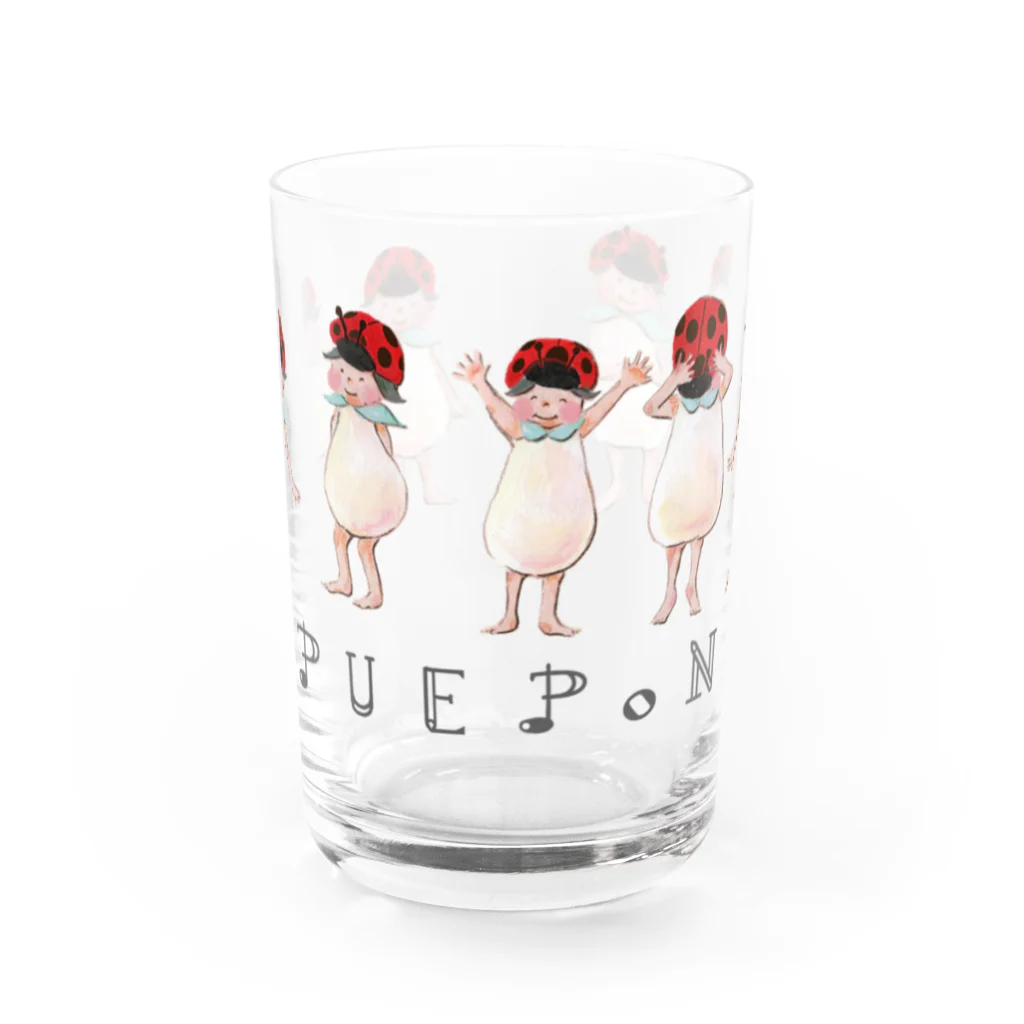 えりちゃんのテントウムシーズグラス Water Glass :front