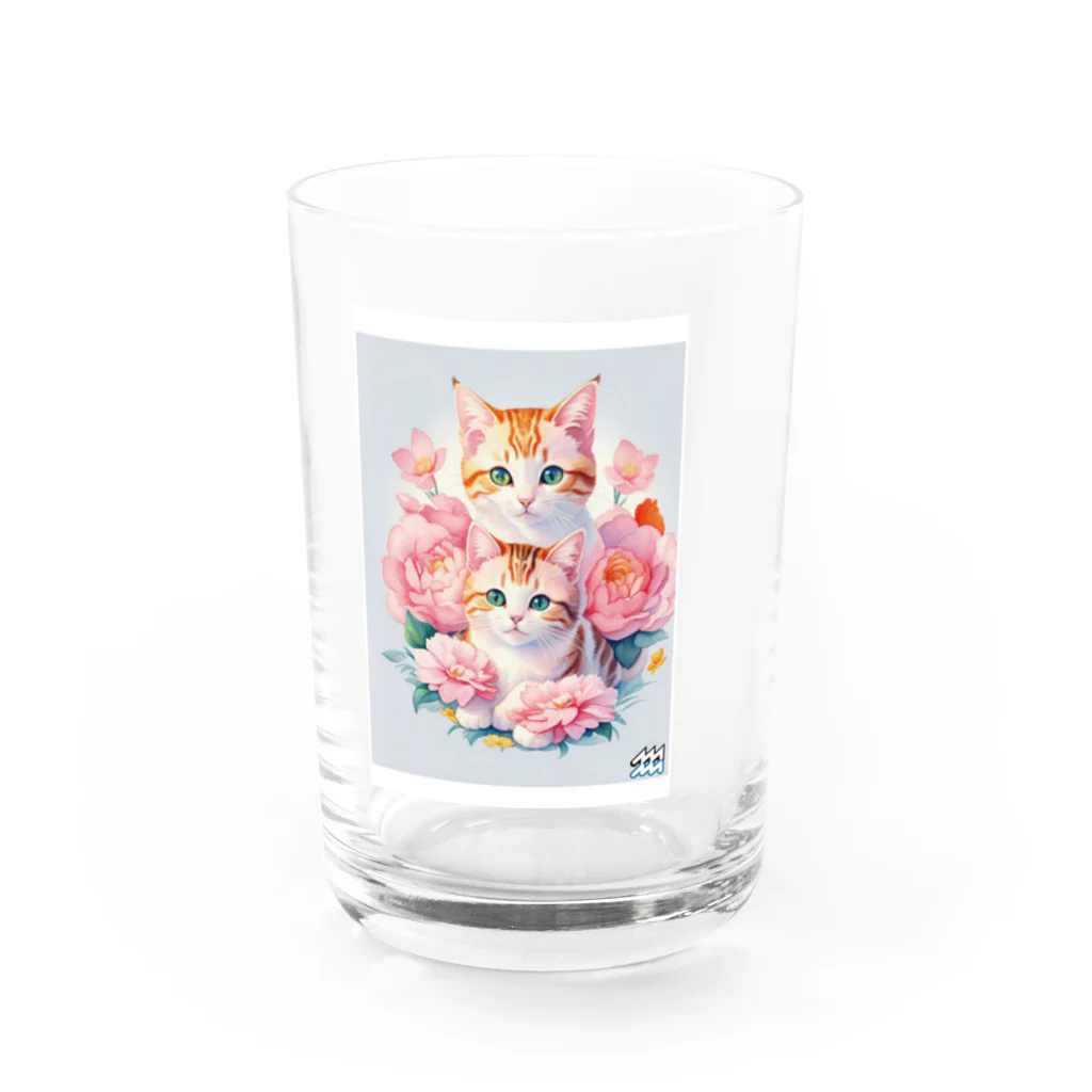 embersportsのAGAPE CAT Water Glass :front