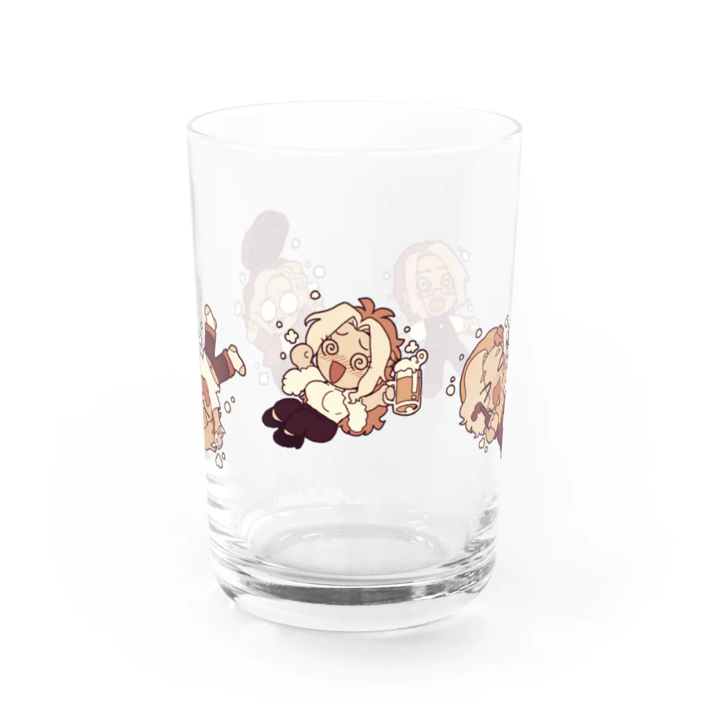 煮田GUILTYの泥酔アルコリカーズ Water Glass :front