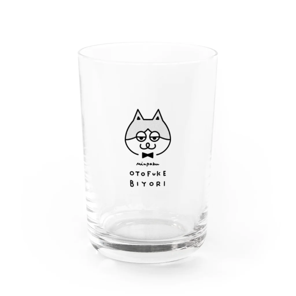 猫支配人 コタロウ【公式】の【オープン記念限定品】にゃ！「猫支配人 コタロウ」 Water Glass :front