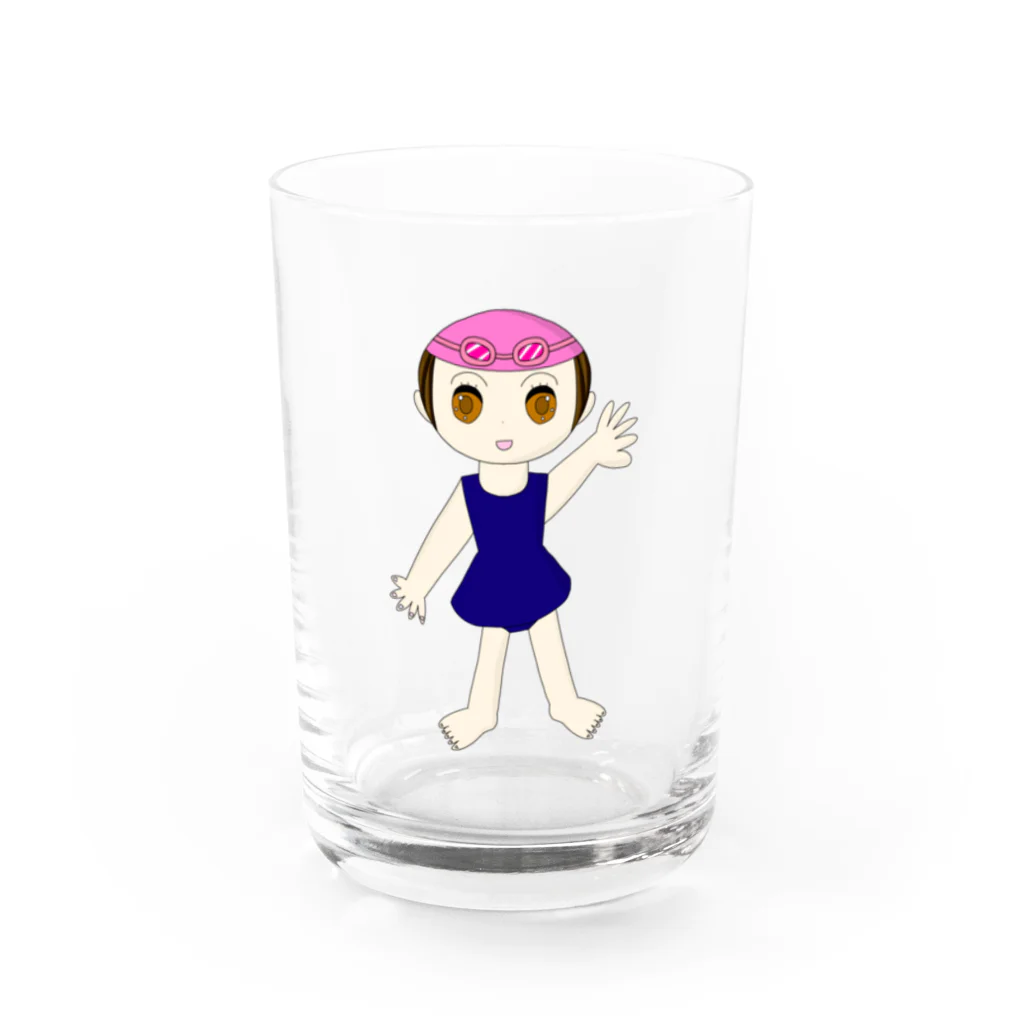 HONOMINEの水着っ娘 Water Glass :front