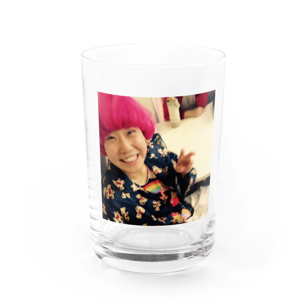 Baby Blue のyeh kinoko - pink - Water Glass :front