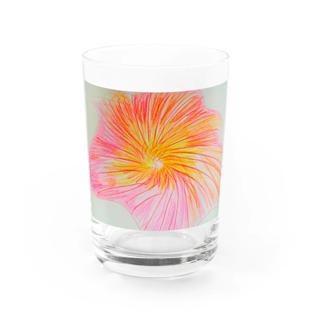 みやびの宮の魔法のお花 Water Glass :front