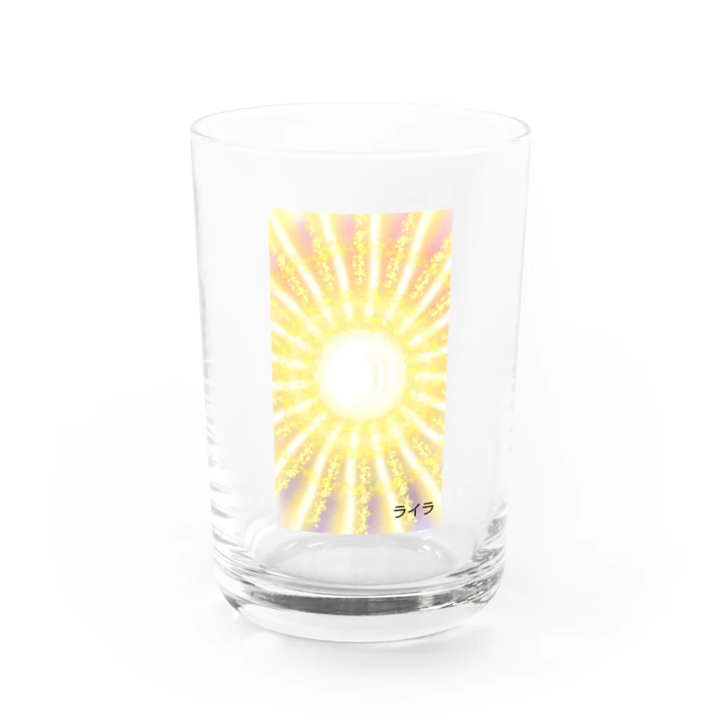 ライラlightの光 Water Glass :front