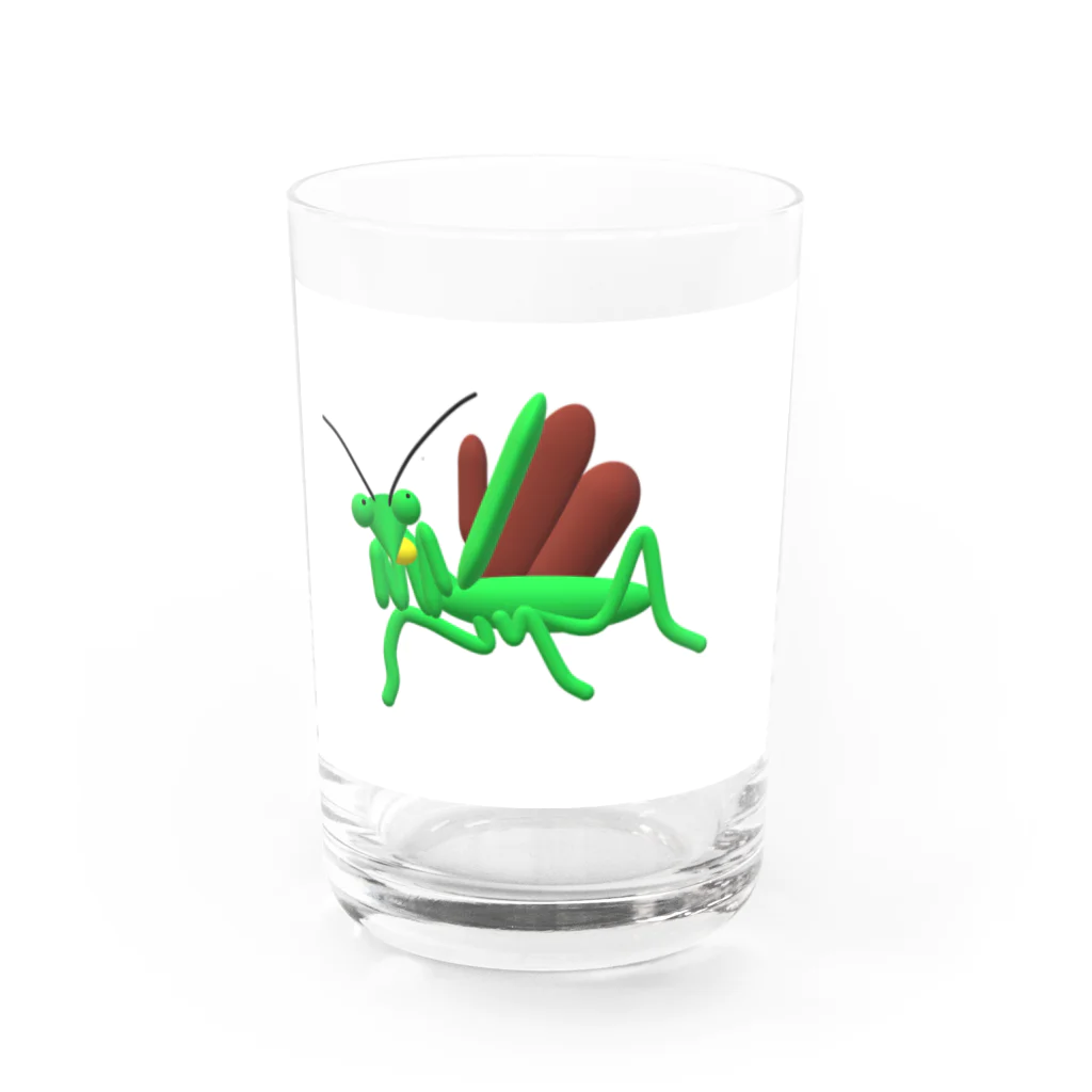 seichaaanのカマキリ Water Glass :front