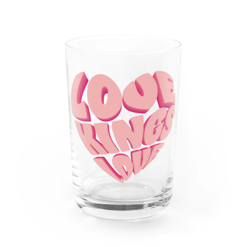 WAVY ONLINE SHOPのLOVE KINGS Water Glass :front