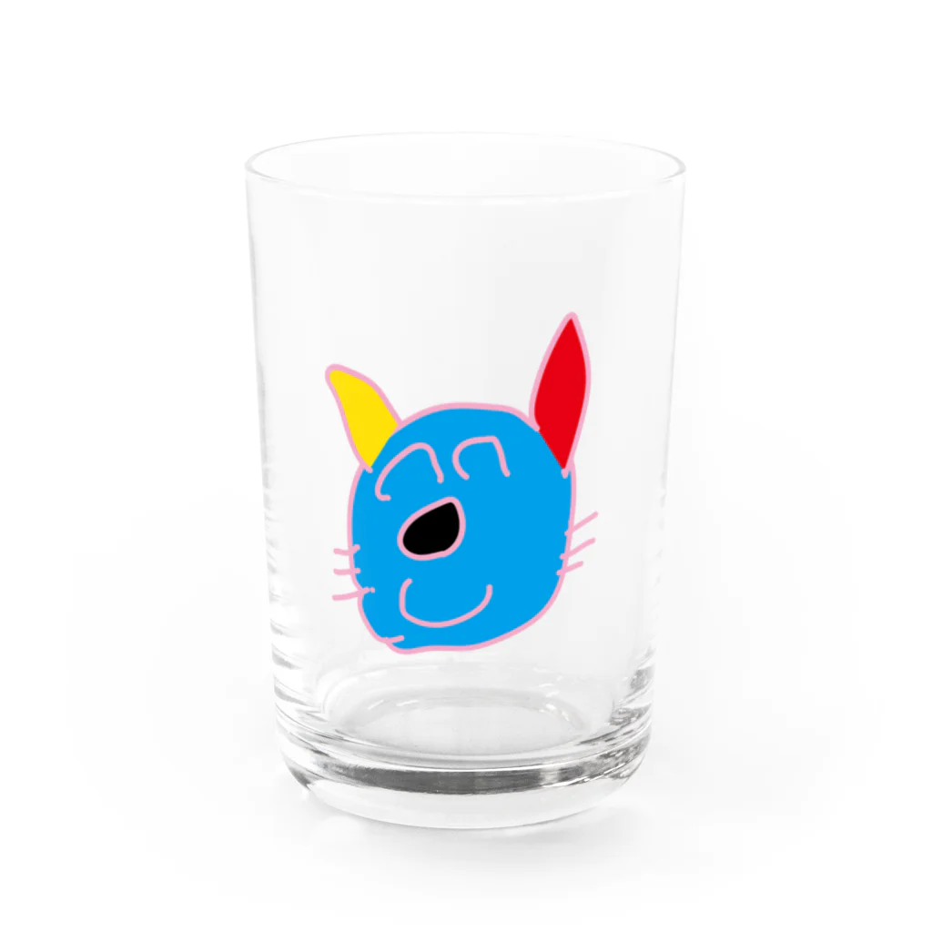 Sochanの猫のにこにこ -Smile Cat- Water Glass :front