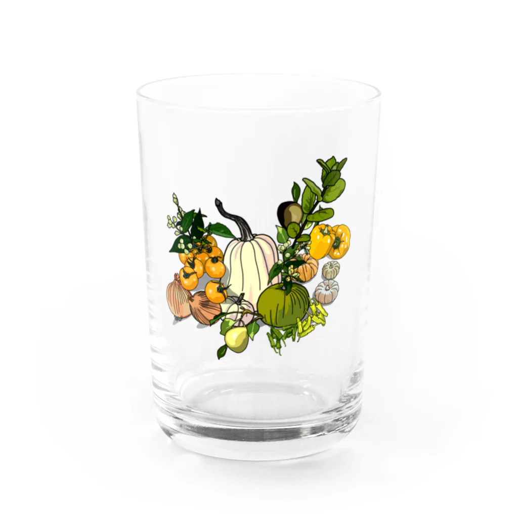 cocoyumi8の野菜アレンジ Water Glass :front