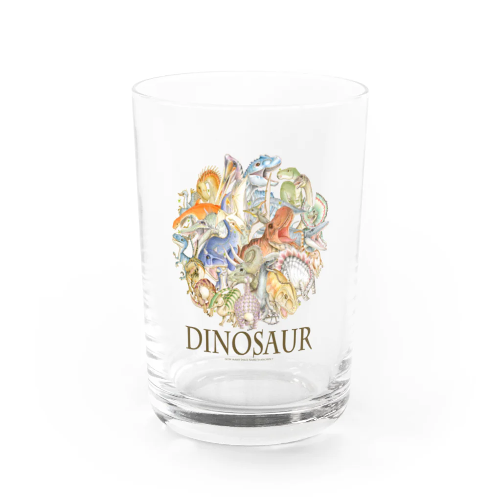 どうぶついっぱい　ふじいまさゆきの恐竜いっぱい001 グラス前面