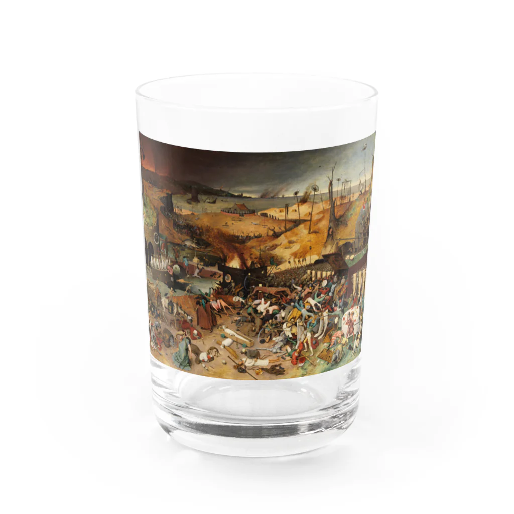 世界美術商店の死の勝利 / The Triumph of Death Water Glass :front