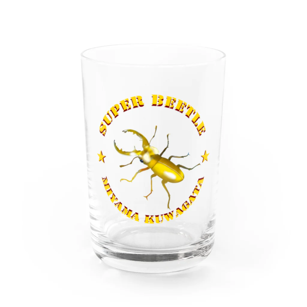 shikisai02sのsuper beetle _ miyama kuwagata Water Glass :front