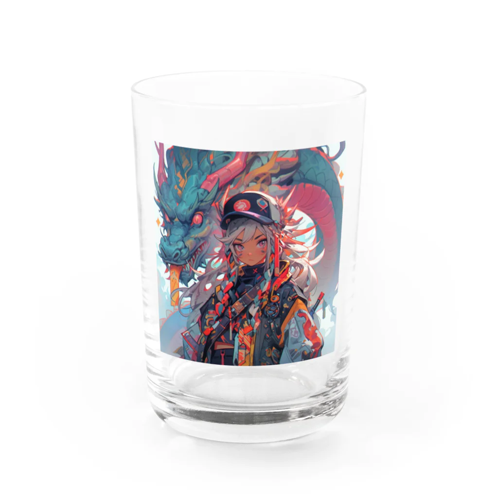 ヤマトナデシコの大和撫子 Water Glass :front