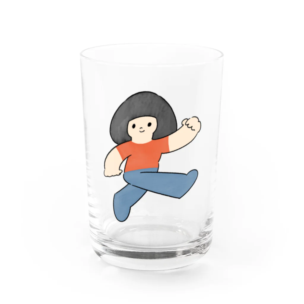 boorichanの遅刻！（急いでマス） Water Glass :front