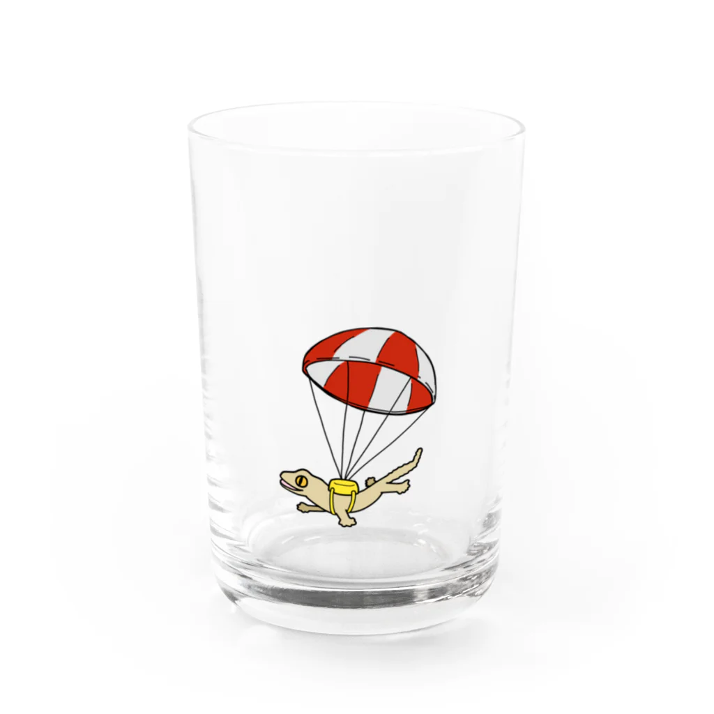 KEY PRISMのパラシュートゲッコー Water Glass :front