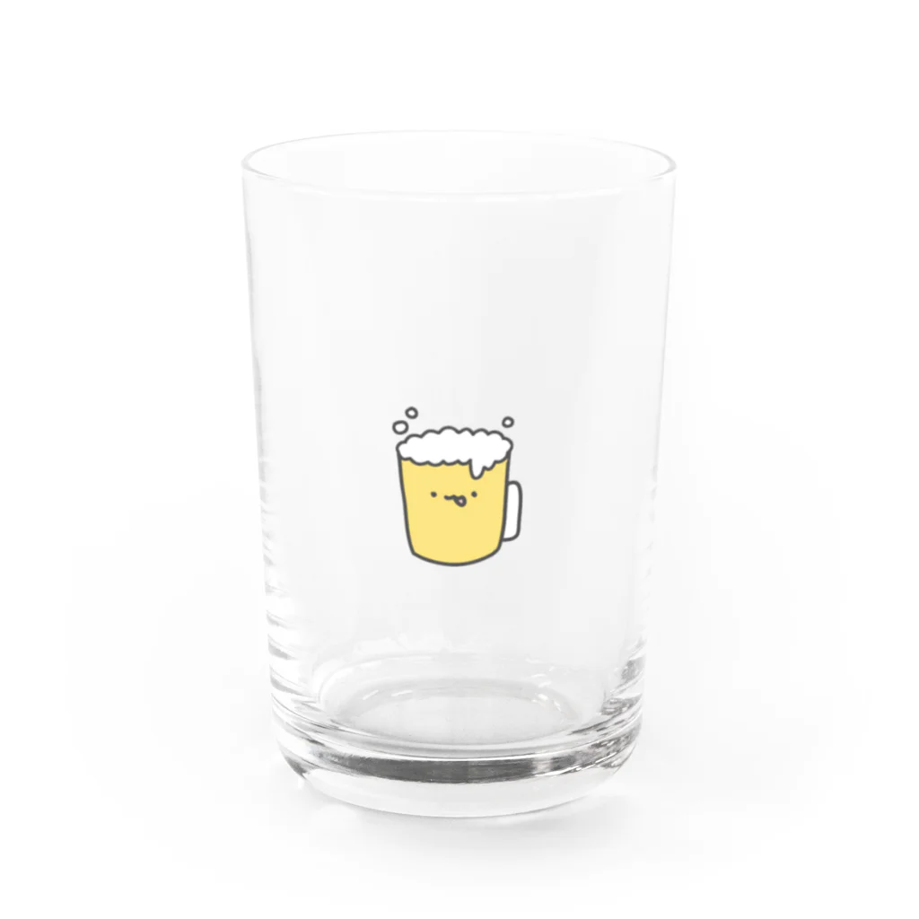 peromiromiのベロ出しビール Water Glass :front