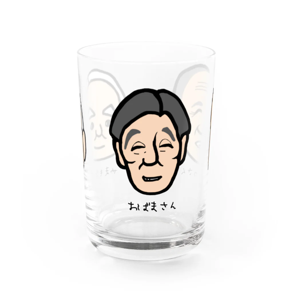 LalaHangeulのおじい３ズ Water Glass :front