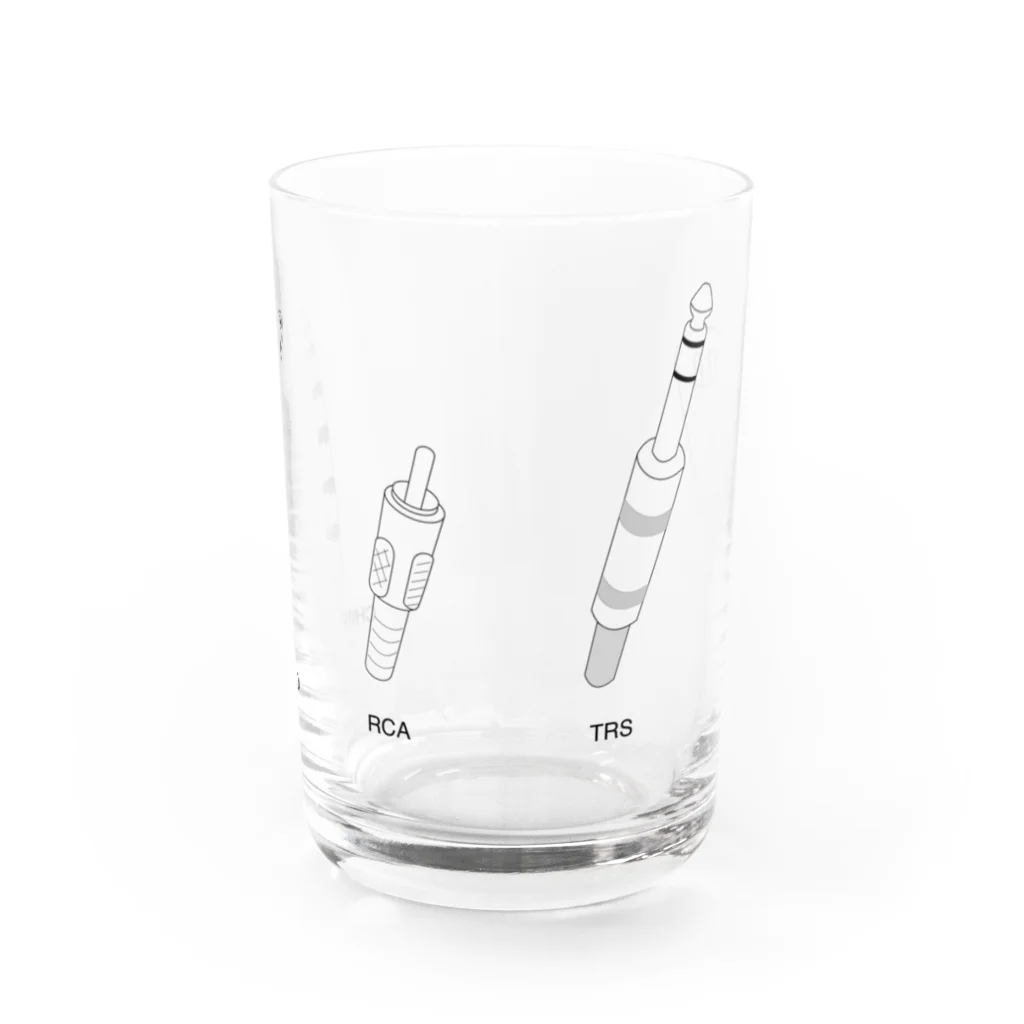 monaural-soundの音響コネクタ＋C Water Glass :front