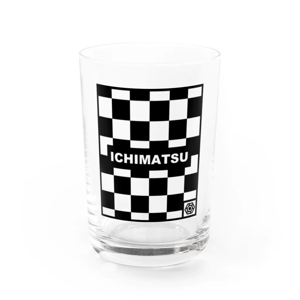 WAGARAZA / ワガラザの[WAGARAZA] ICHIMATSU_市松 Water Glass :front
