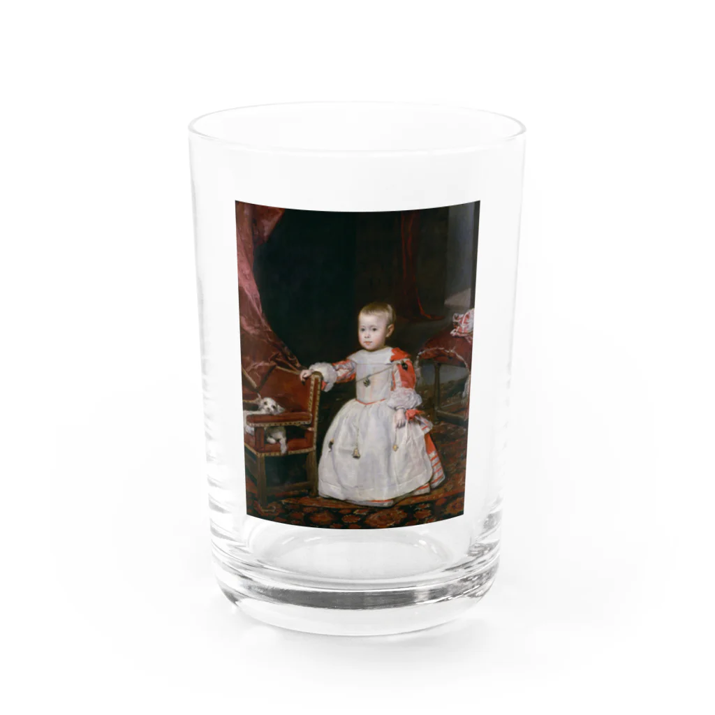 世界美術商店の皇太子フェリペ・プロスぺロの肖像 / Portrait of Prince Philip Prospero Water Glass :front