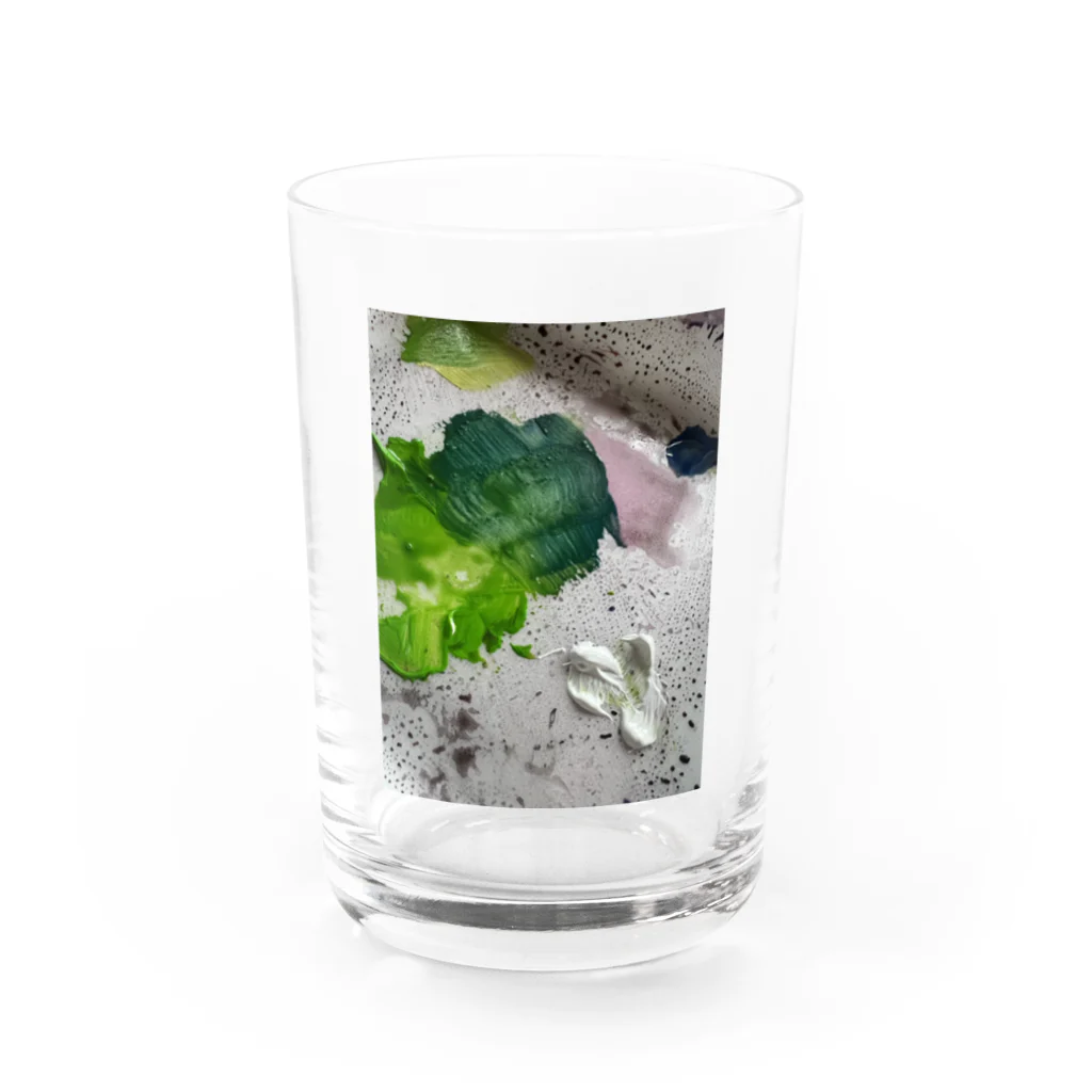 daretomo-kaburanaiiのだれともかぶらないブロッコリー Water Glass :front