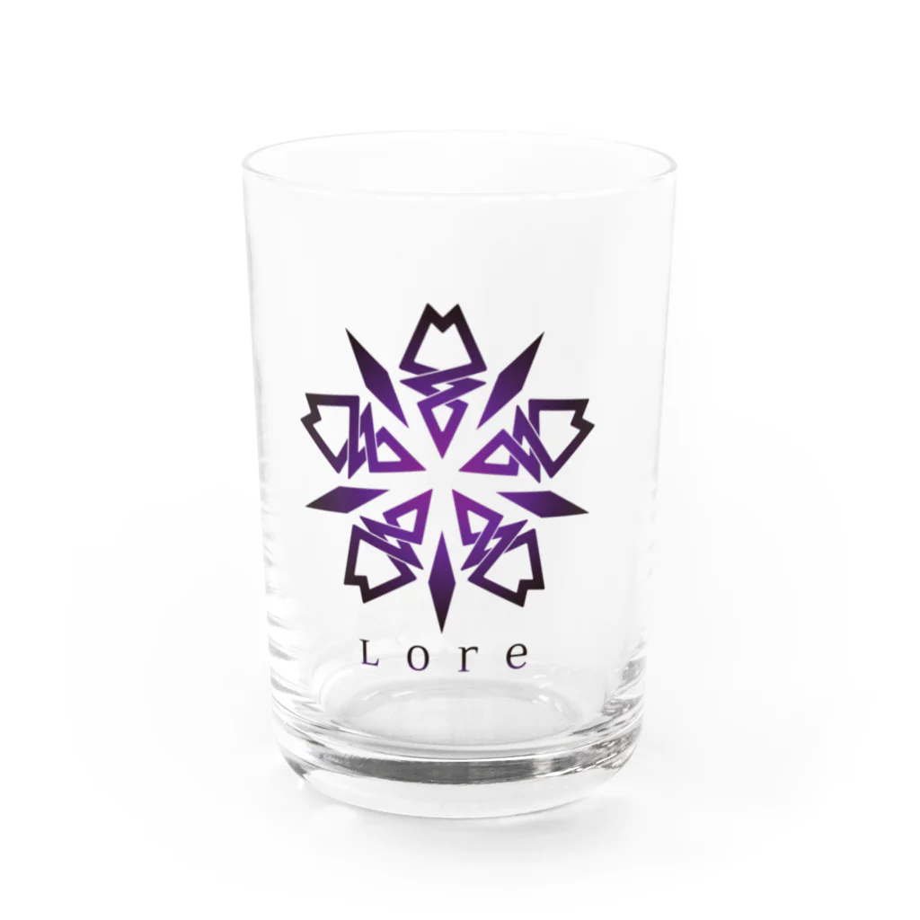 LoreのLore（PURPLE） Water Glass :front