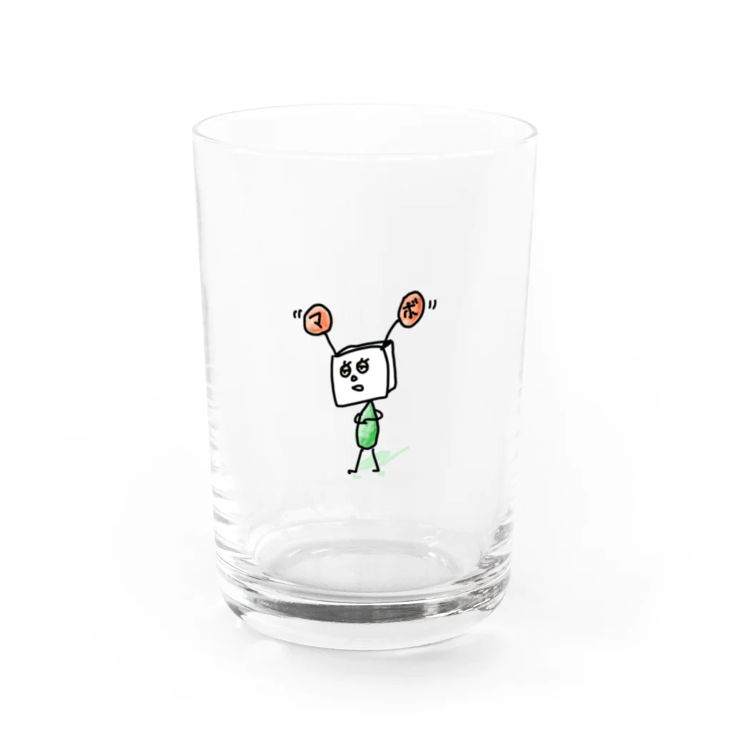 toyama_bo_のマボちゃん Water Glass :front