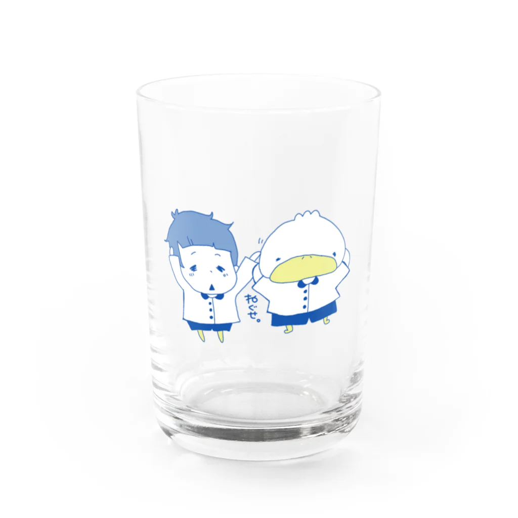 雑貨屋のオソラさんのすがもんの朝はねぐせ直しから Water Glass :front