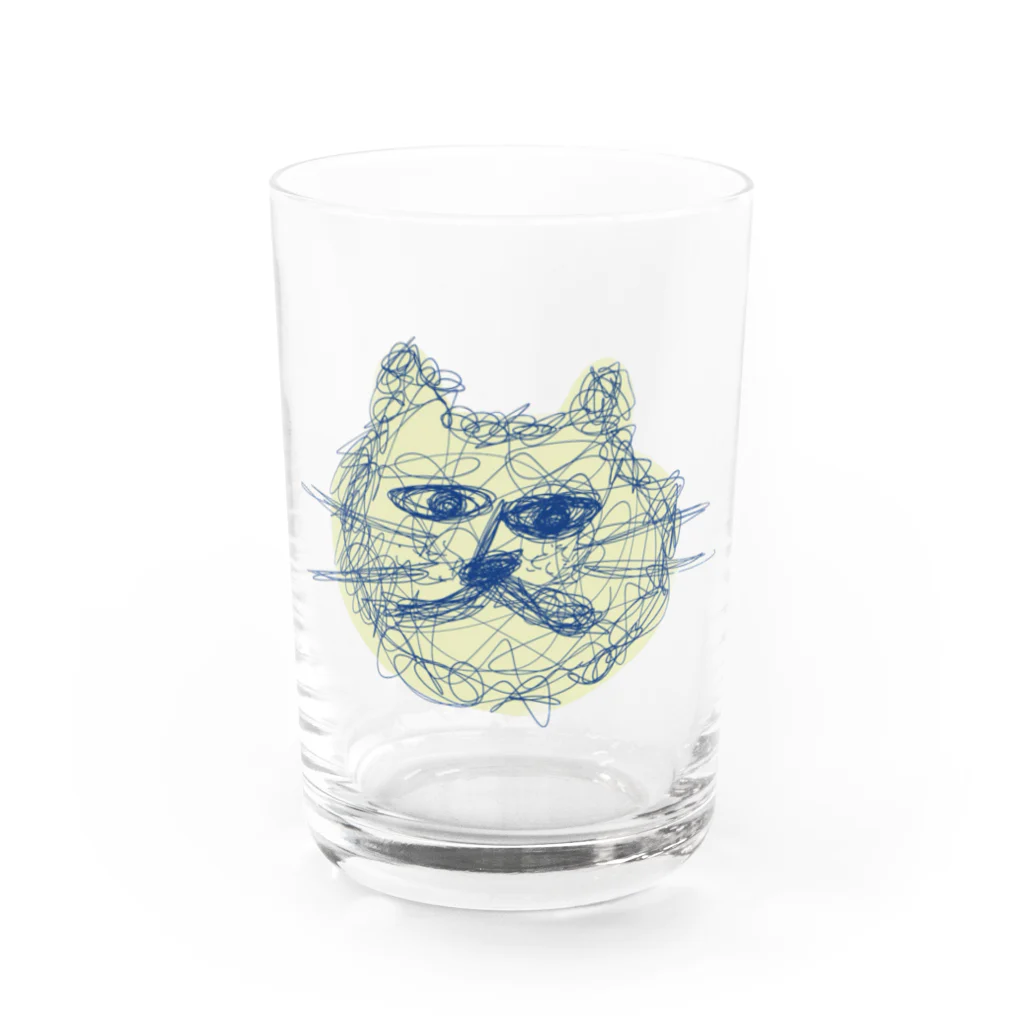 MARCOS LADORのヌコ2号 Water Glass :front