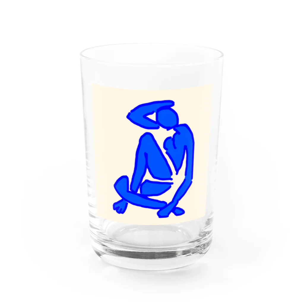 ptanuki vanguard artのold blue nudes r#11 Water Glass :front