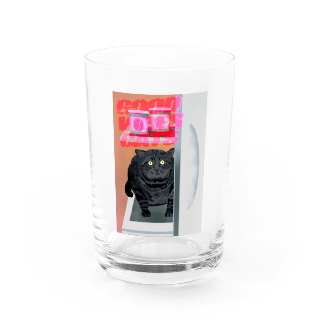 GOOD VIBES CATSのGOOD VIBES CATS refrigerator Water Glass :front