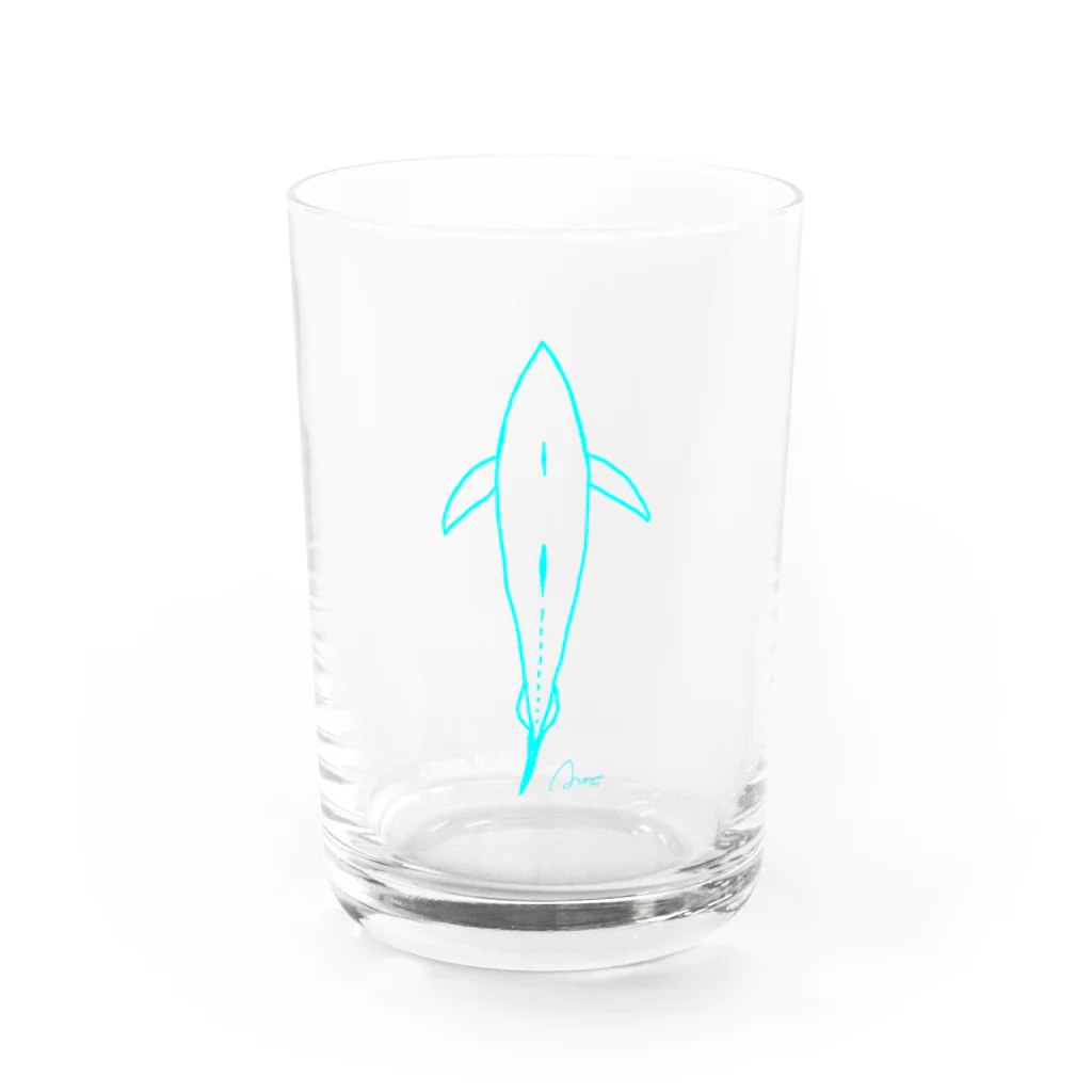 ArowaのArowa2023Tuna series back black Water Glass :front