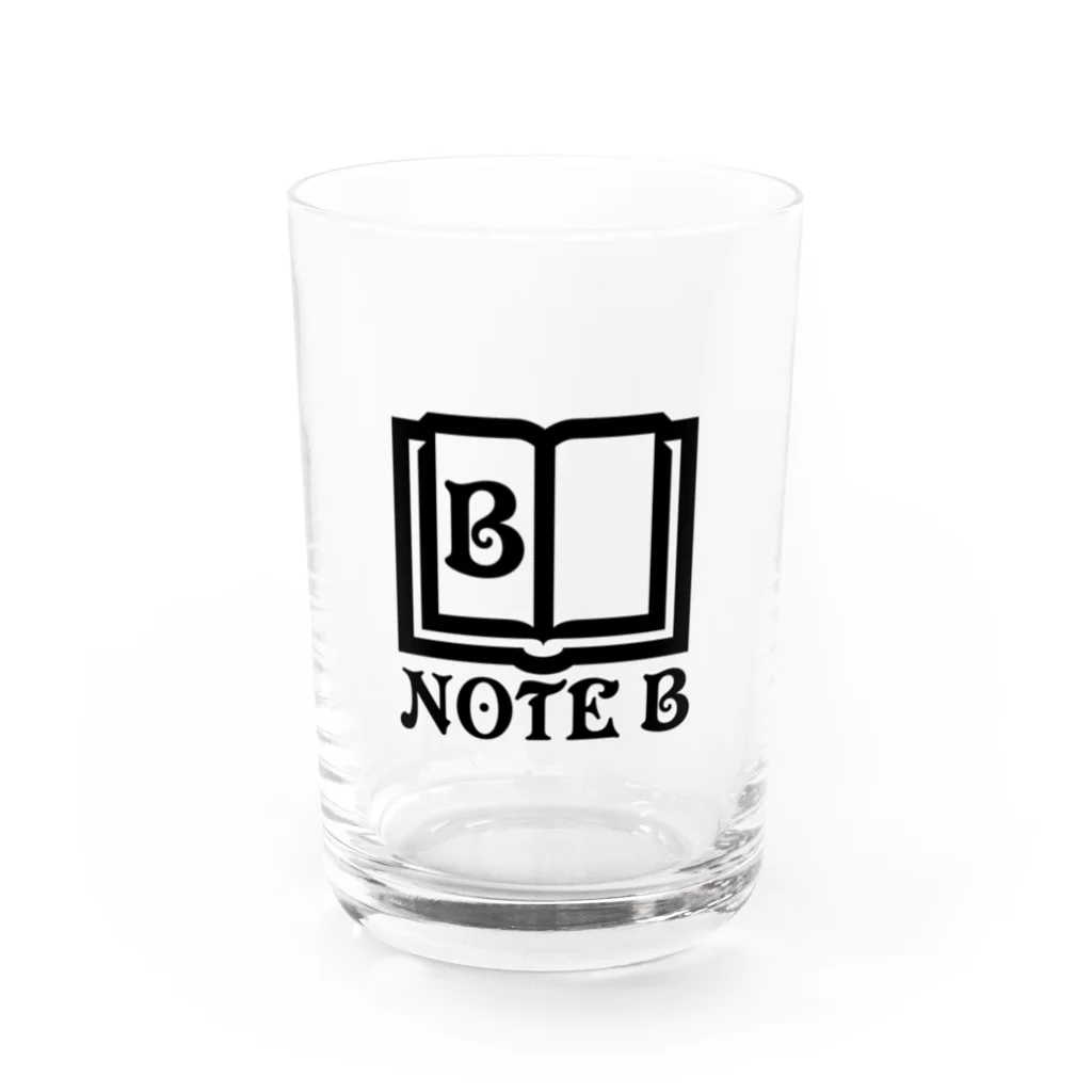 NOTE Bのlogo グラス前面