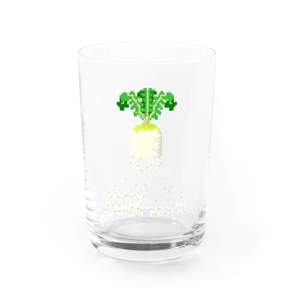 くいなの母のドット大根おろし Water Glass :front