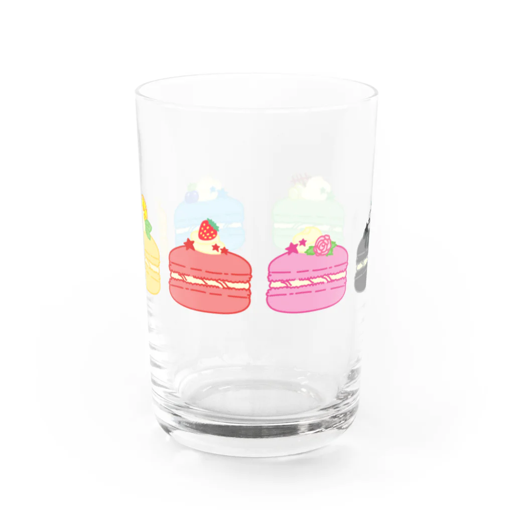 ぱぷりかの推しカラー×マカロン Water Glass :front