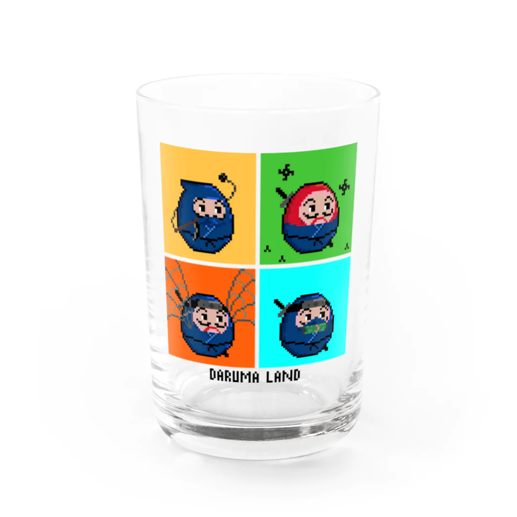 DARUMA_LANDのニンジャDaruma Water Glass :front