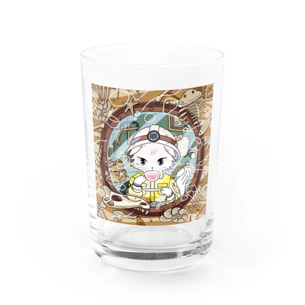 puni_catsのぷにキャット【地層】 Water Glass :front