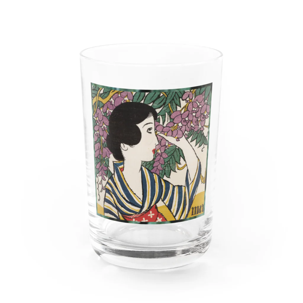 大正ロマン・昭和モダンの大正浪漫　竹久夢二_＜mai＞婦人グラフ五月号表紙絵 Water Glass :front