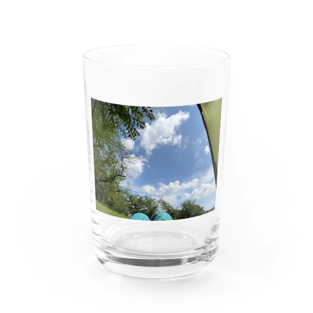 MIONAのキャンプ気分　ワープ２ Water Glass :front