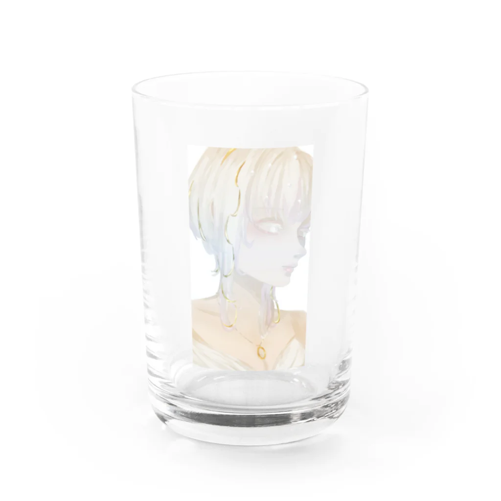 yosameの幻想的  白髪 Water Glass :front