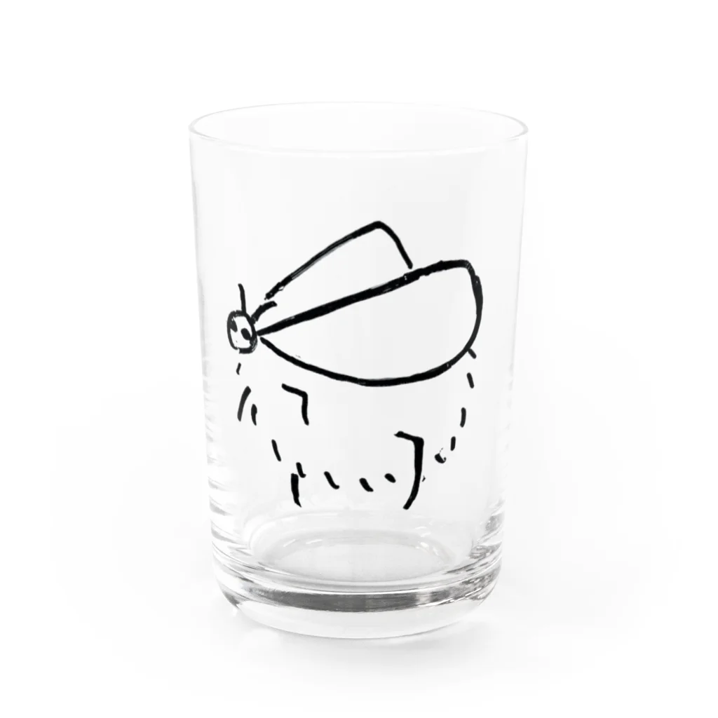 ユキムシのユキムシ（アイコン） Water Glass :front