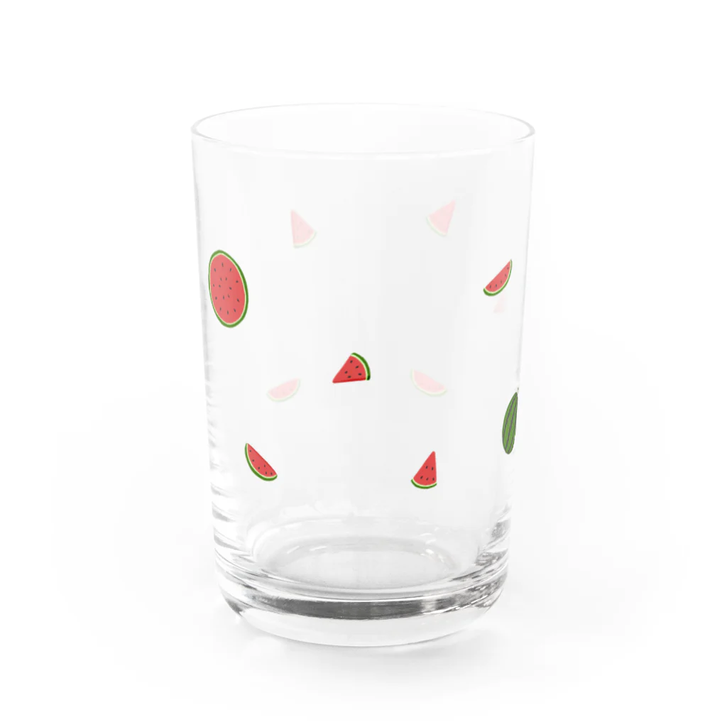 ほやほやのすいかグラス Water Glass :front