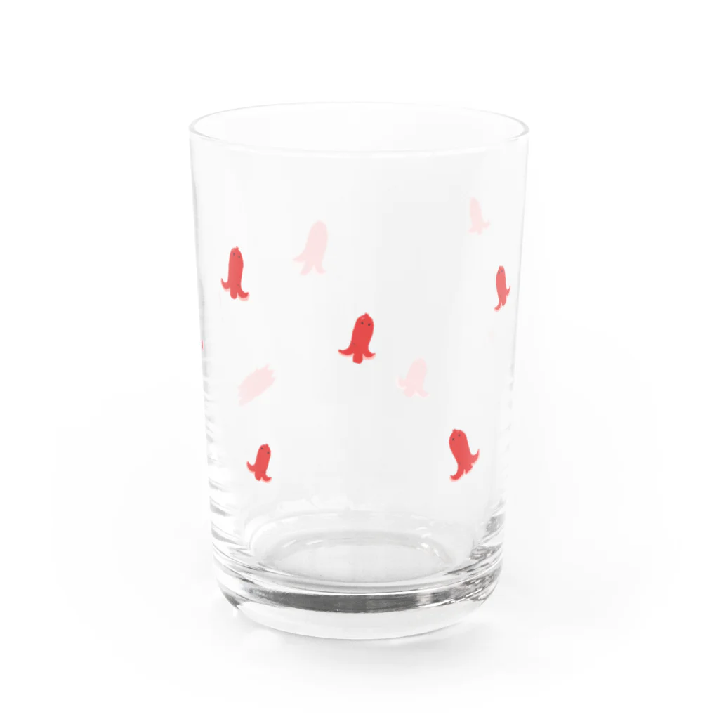 ほやほやのたこウインナー Water Glass :front