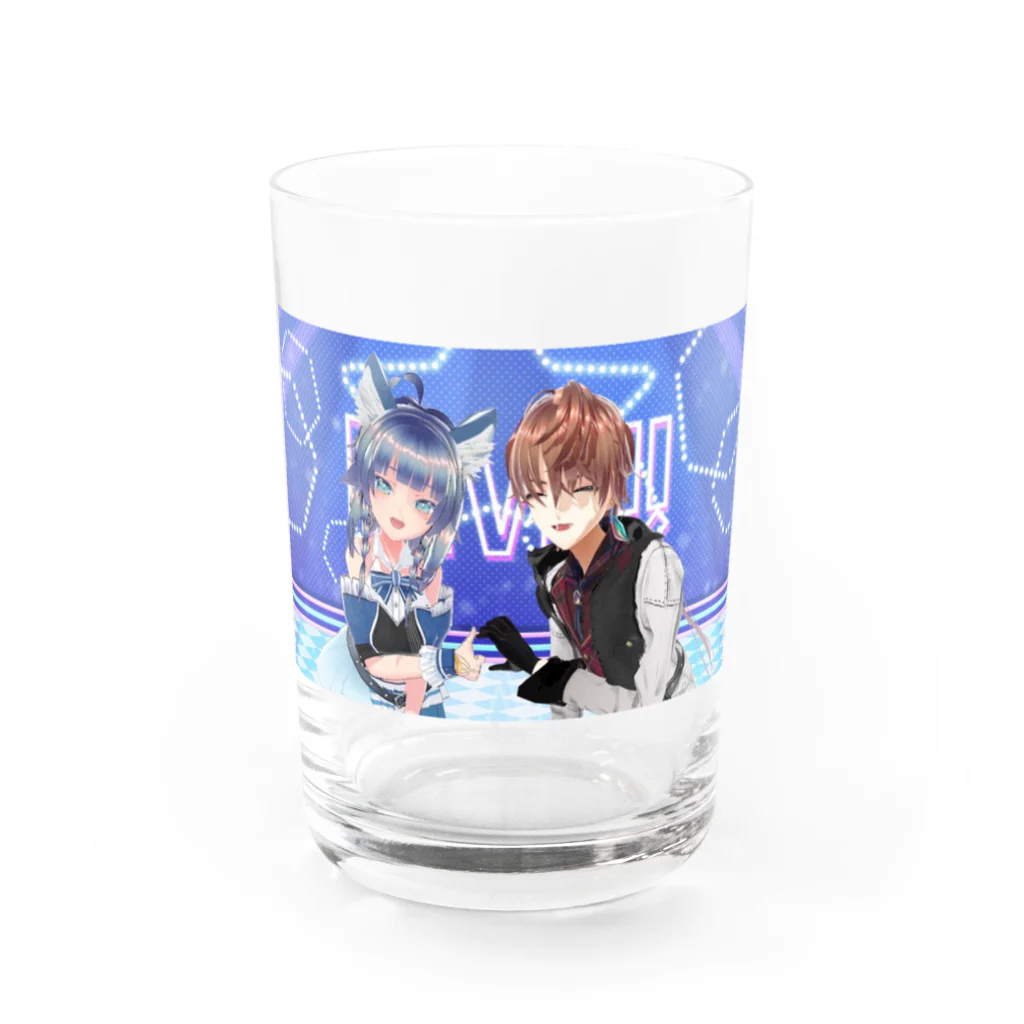 かわよ喫茶なめのニチカわよきグッズ Water Glass :front