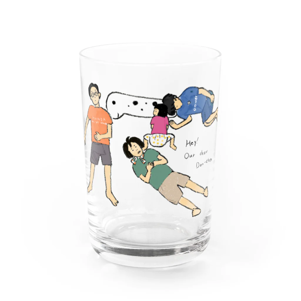おーい！どんちゃん公式グッズの映画「おーい！どんちゃん」公式グッズ Water Glass :front
