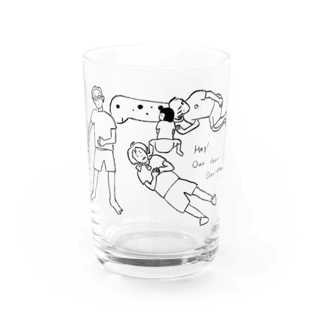 おーい！どんちゃん公式グッズの映画「おーい！どんちゃん」公式グッズ Water Glass :front