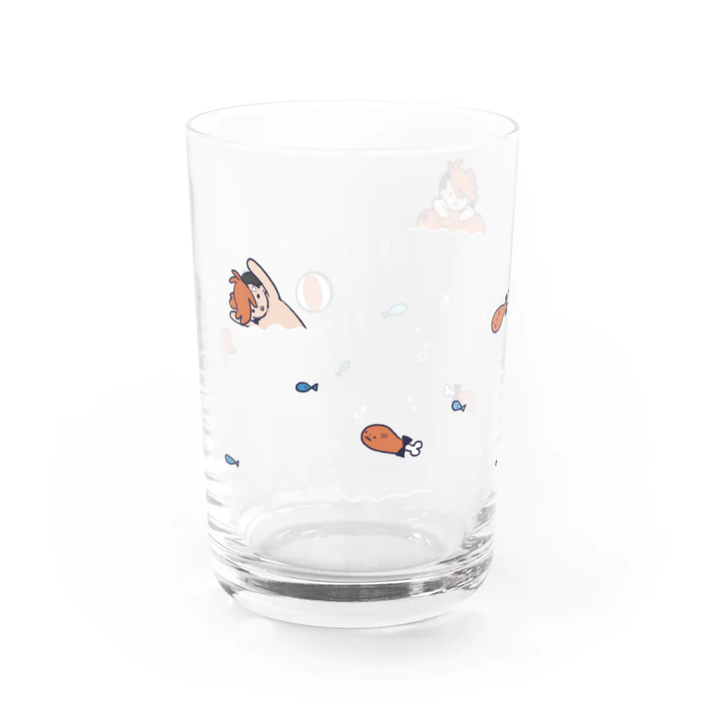 一塊ニクのすいすい一塊 Water Glass :front